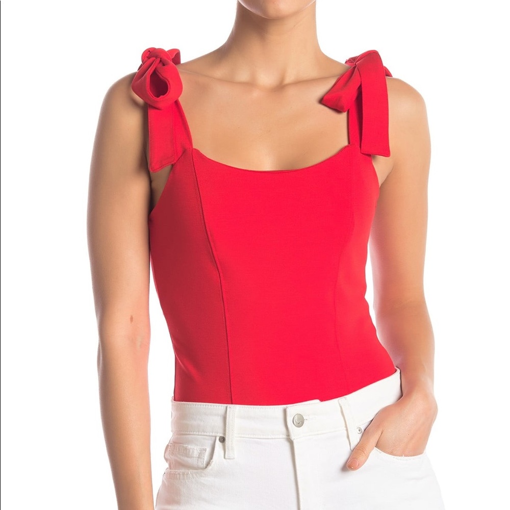 Basil Lola Tie Shoulder Bodysuit